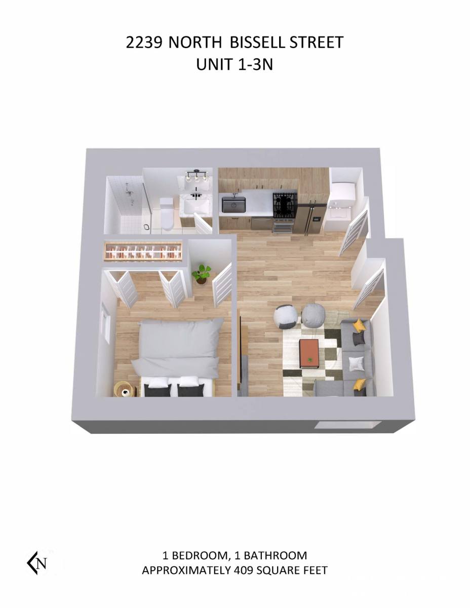 Apartment for rent at 2237 N Bissell St #2239-1N Fp, Chicago, IL 60614