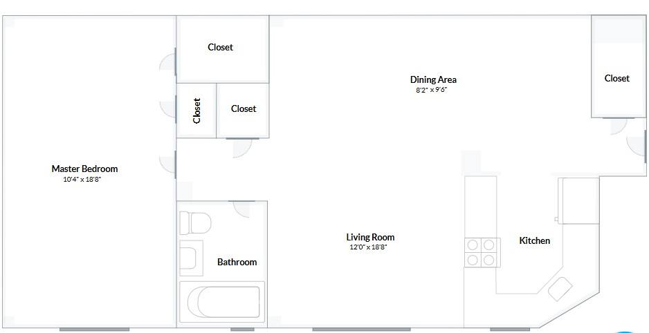 Apartment for rent at 20th St Loop #4-F, New York, NY 10009