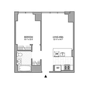 Apartment for rent at 608 W 57th St #448, New York, NY 10019