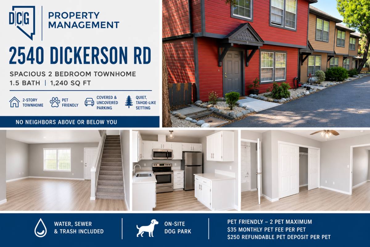 Apartment for rent at 2540 Dickerson Rd, Reno, NV 89503
