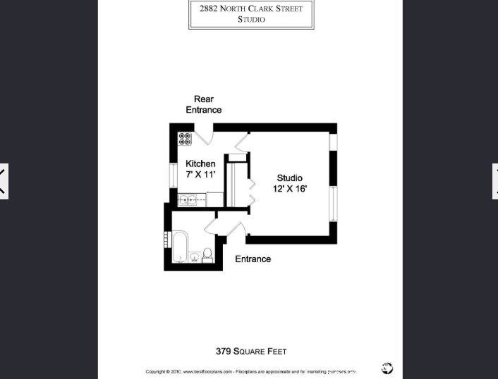 Apartment for rent at 2882 N Clark St #3, Chicago, IL 60657
