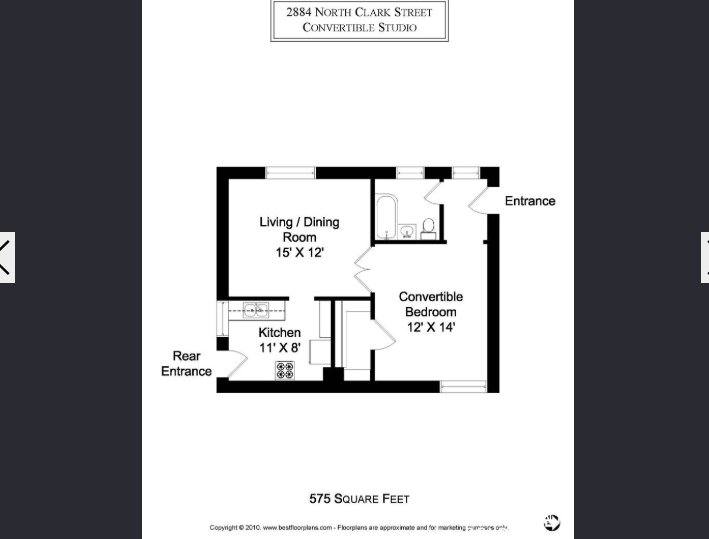 Apartment for rent at 2884 N Clark St #4, Chicago, IL 60657