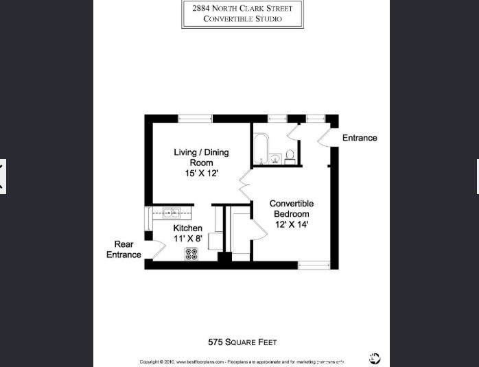 Apartment for rent at 2884 N Clark St #5, Chicago, IL 60657