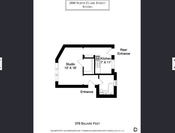 Apartment for rent at 2888 N Clark St #3, Chicago, IL 60657