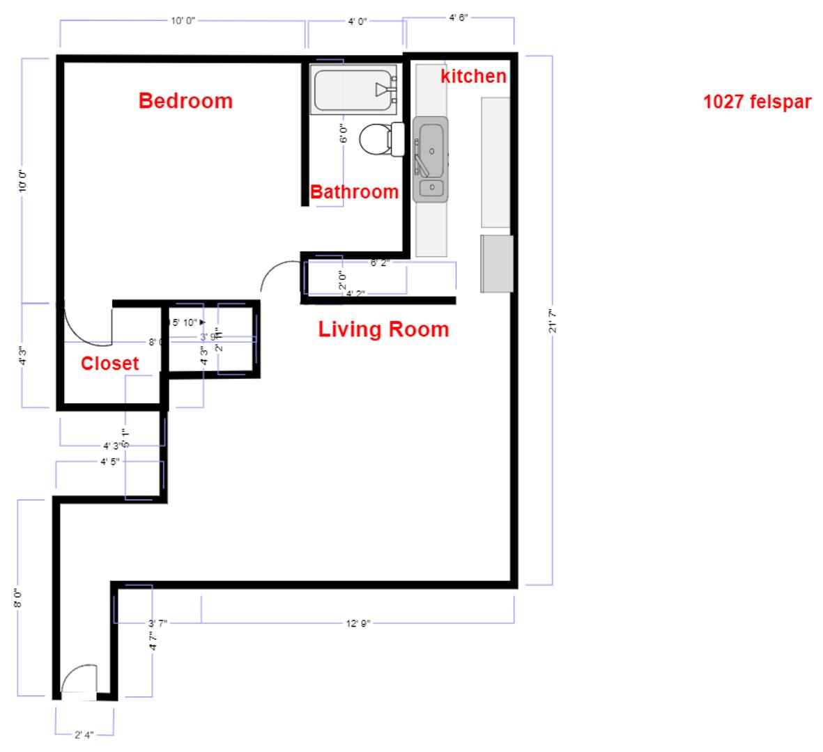 Apartment for rent at 1027 Felspar St, San Diego, CA 92109