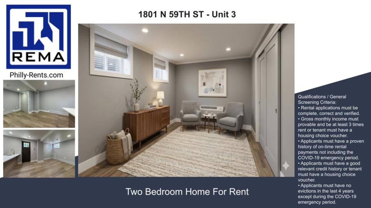 Apartment for rent at 1801 N 59th St, Philadelphia, PA 19151