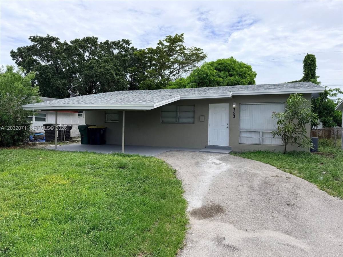 House for rent at 753 SW 3rd Place, Dania, FL 33004