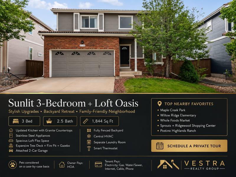 House for rent at 4779 Waldenwood Dr, Littleton, CO 80130
