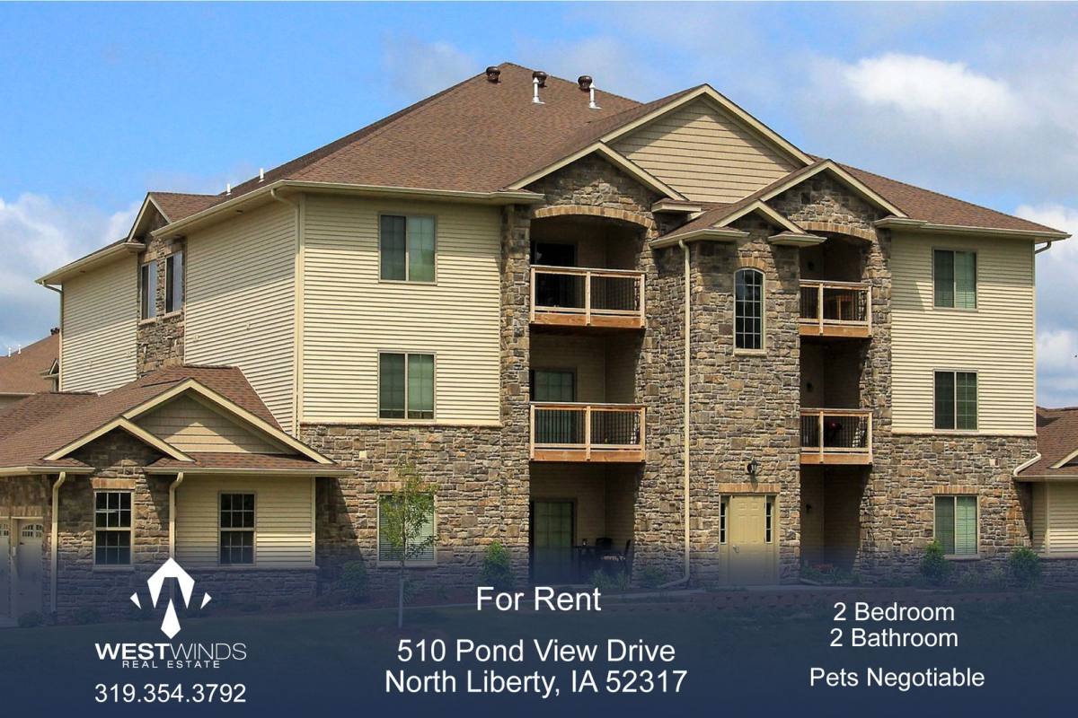 Apartment for rent at 510 Pond View Dr, North Liberty, IA 52317