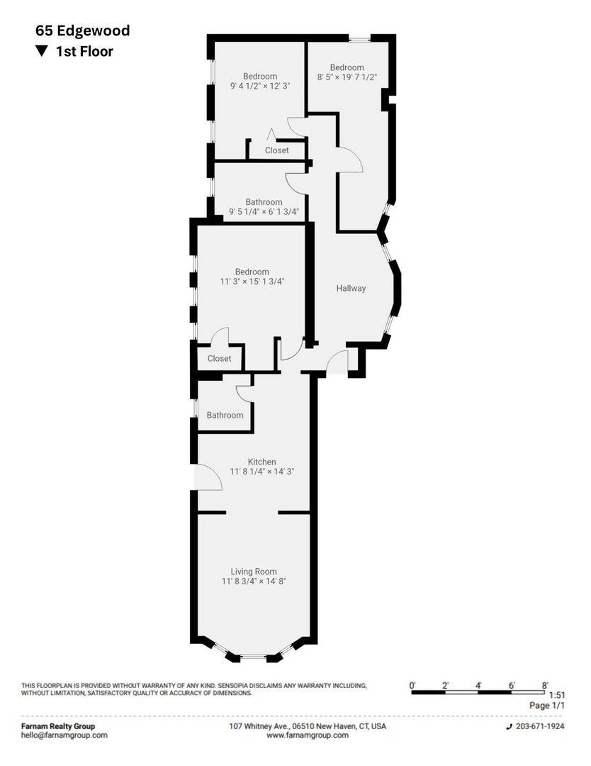 Apartment for rent at 65 Edgewood Ave, New Haven, CT 06511