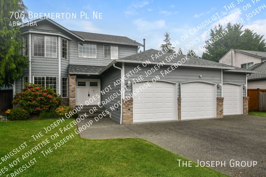 House for rent at 706 Bremerton Place NE, Renton, WA 98059