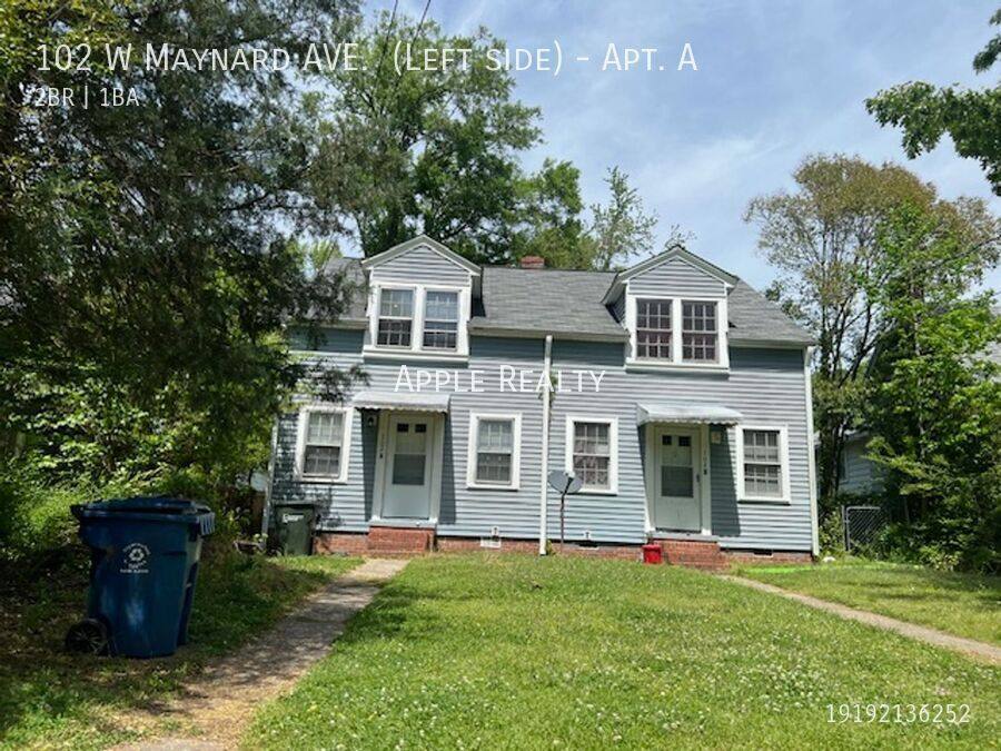 Apartment for rent at 102 W Maynard Ave Left #A, Durham, NC 27704