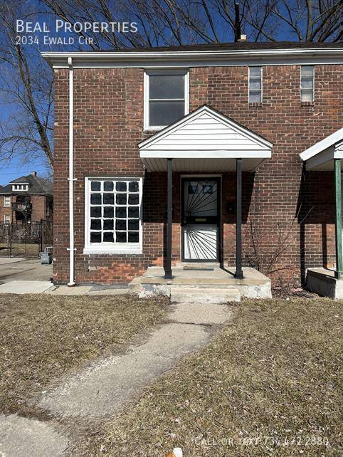 Apartment for rent at 2034 Ewald Circle, Detroit, MI 48238
