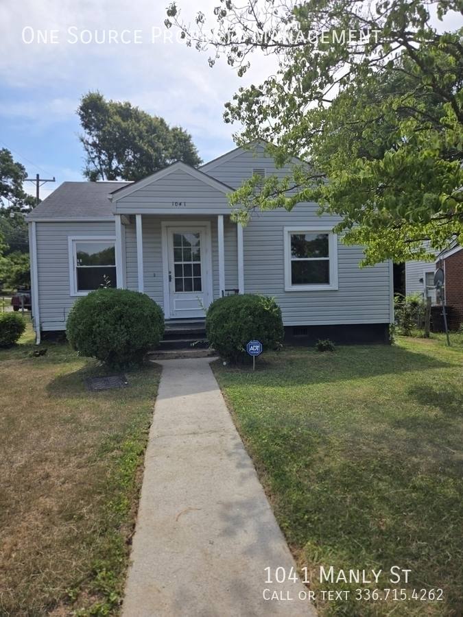 House for rent at 1041 Manly St, Winston Salem, NC 27105