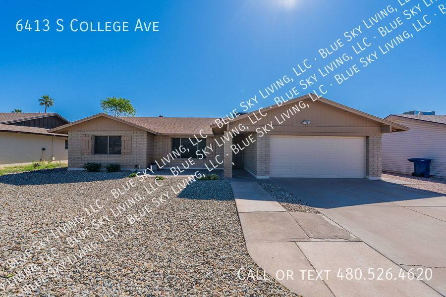 House for rent at 6413 S College Ave, Tempe, AZ 85283