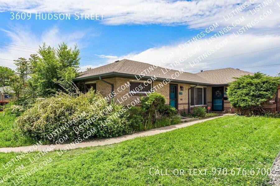 Townhouse for rent at 3609 Hudson St, Denver, CO 80207
