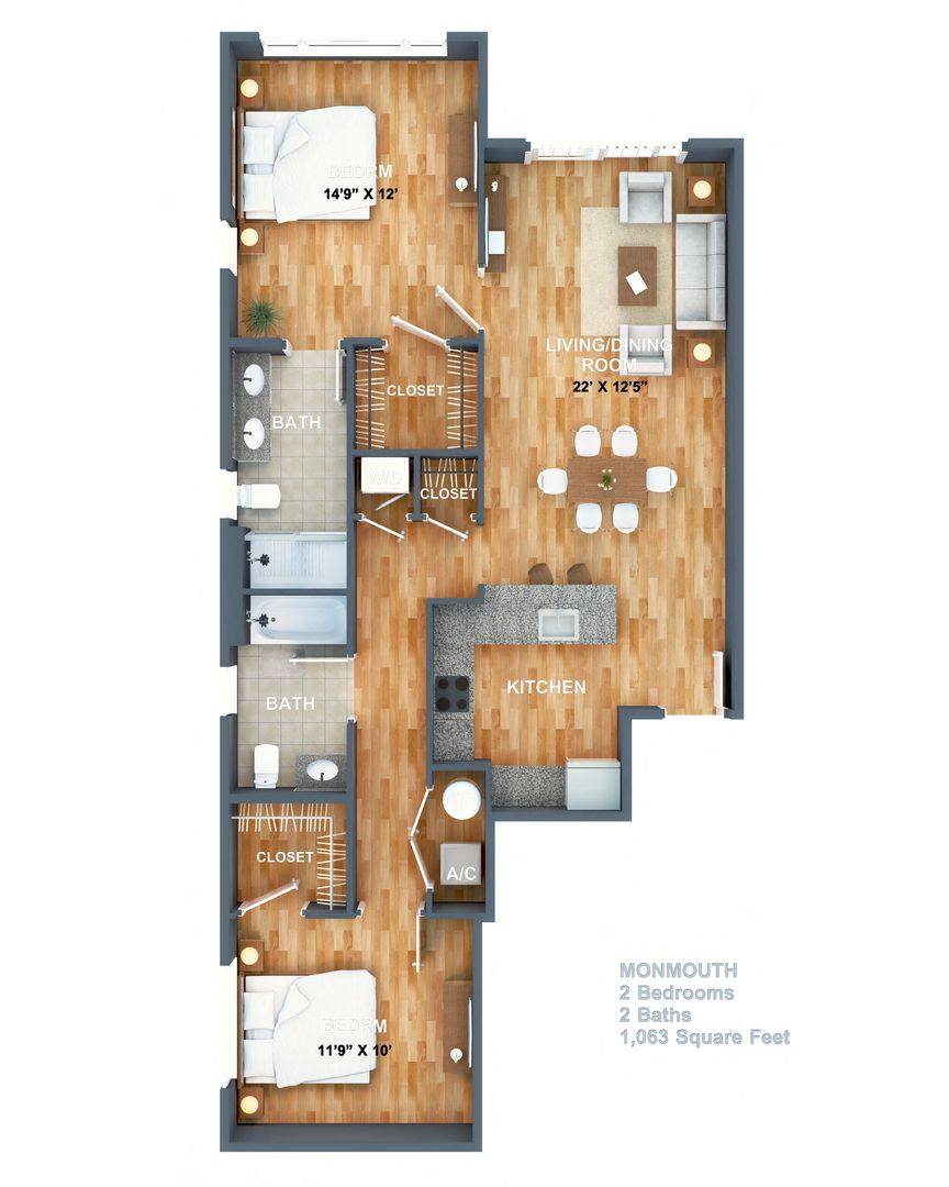 Apartment for rent at 1 Bridge Ave, Red Bank, NJ 07701