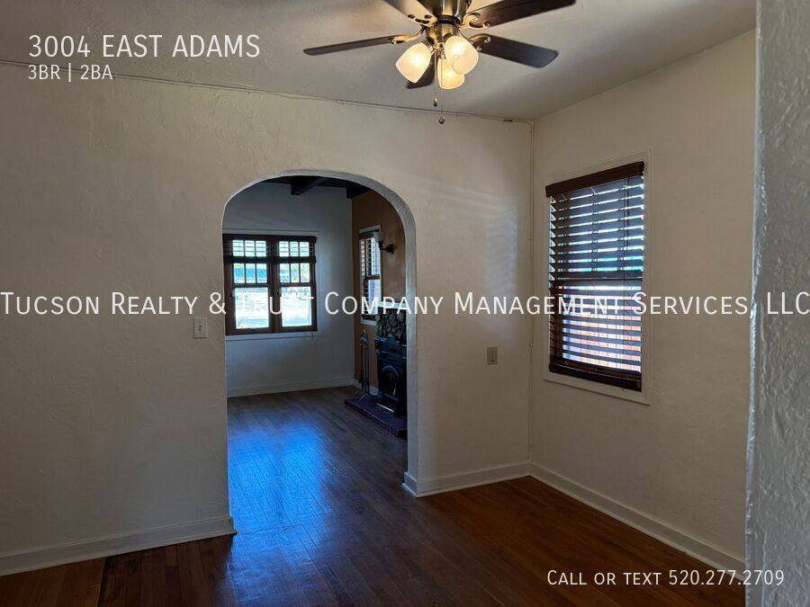 House for rent at 3004 E Adams, Tucson, AZ 85716