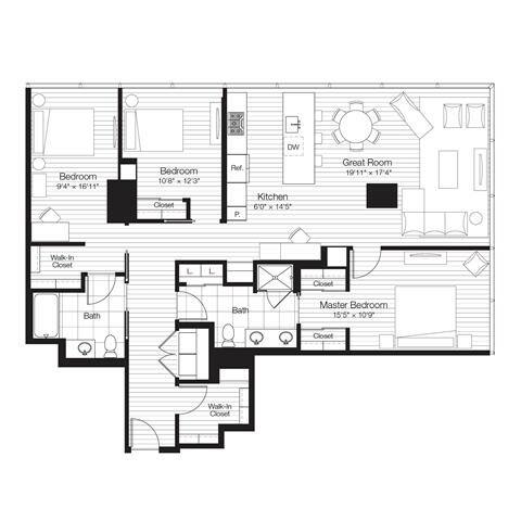 Apartment for rent at 220 E Illinois St, Chicago, IL 60611