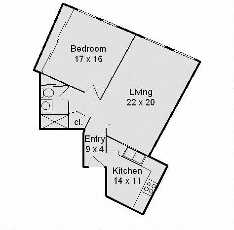 Apartment for rent at 6401 N Sheridan Rd, Chicago, IL 60626