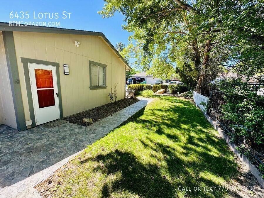 House for rent at 6435 Lotus St, Reno, NV 89506