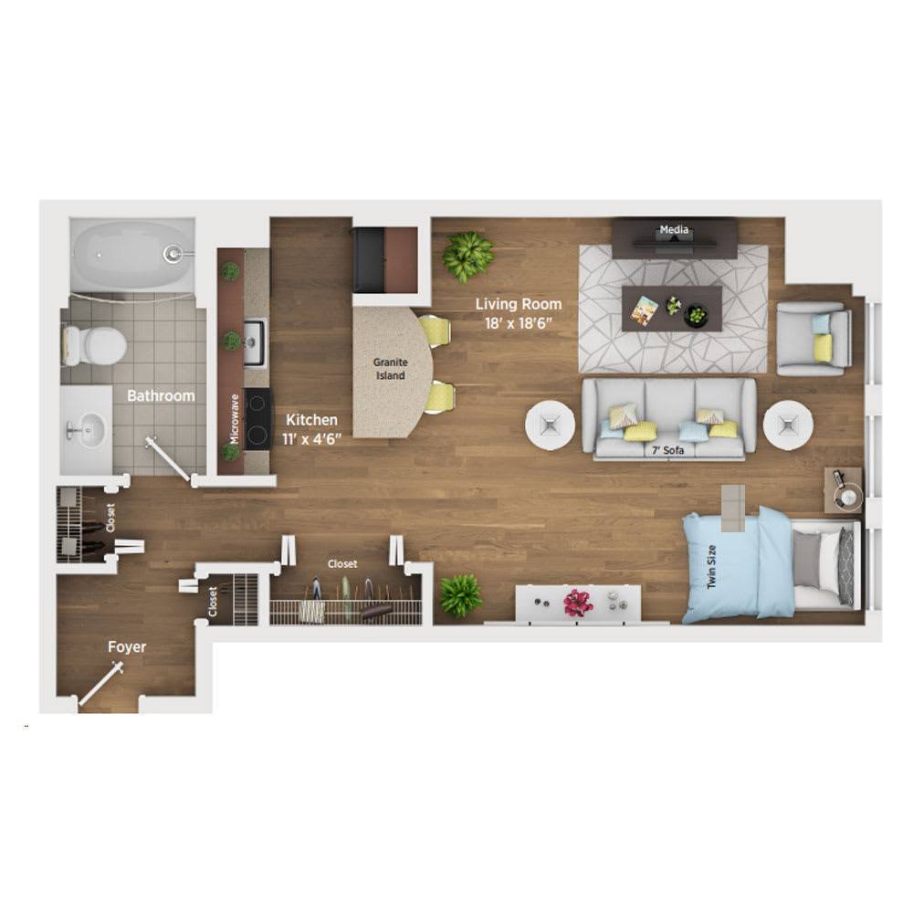 Apartment for rent at 343 S Dearborn St, Chicago, IL 60604
