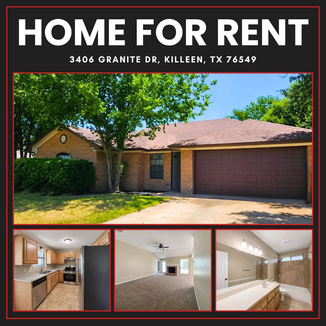 House for rent at 3406 Granite Dr, Killeen, TX 76549