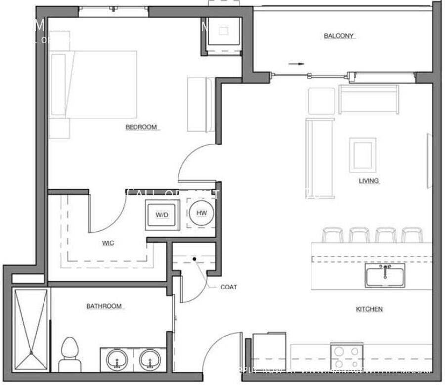 Apartment for rent at 3219 Detroit Ave #306, Cleveland, OH 44113