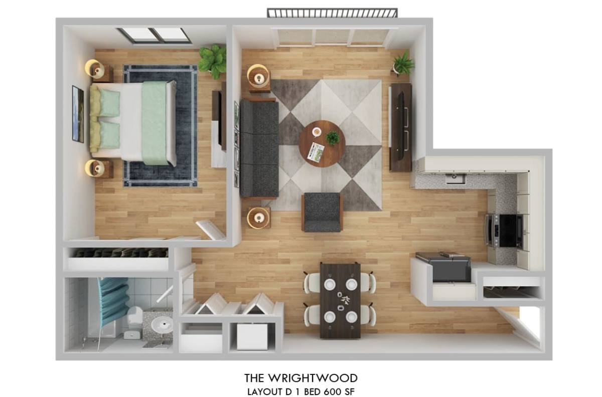 Apartment for rent at 512 W Wrightwood Ave #4D, Chicago, IL 60614