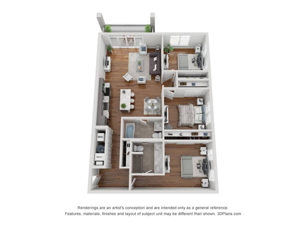 Apartment for rent at 1050 W Monroe St, Chicago, IL 60607