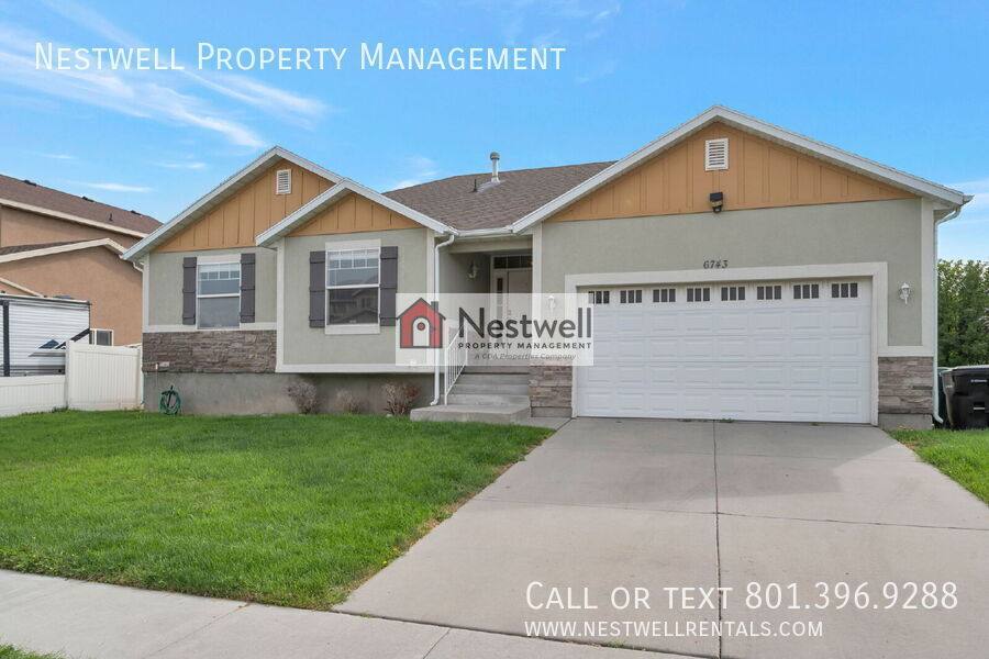House for rent at 6743 S Ticklegrass Rd, West Jordan, UT 84081