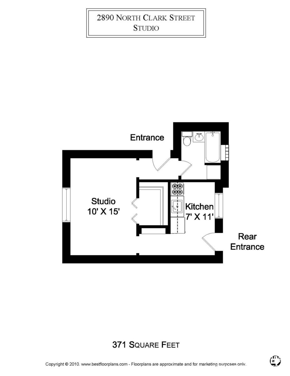Apartment for rent at 2876 N Clark St #G, Chicago, IL 60657