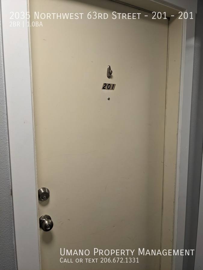 Apartment for rent at 2035 NW 63rd St #201, Seattle, WA 98107