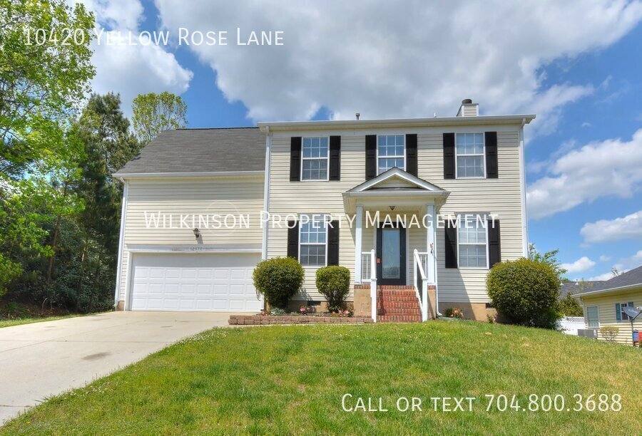 House for rent at 10420 Yellow Rose Lane, Charlotte, NC 28269