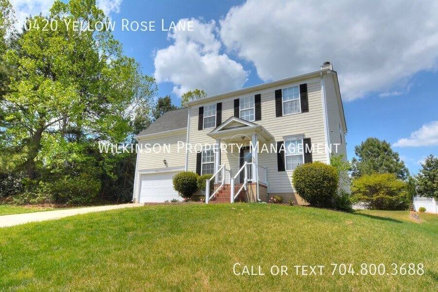 House for rent at 10420 Yellow Rose Lane, Charlotte, NC 28269