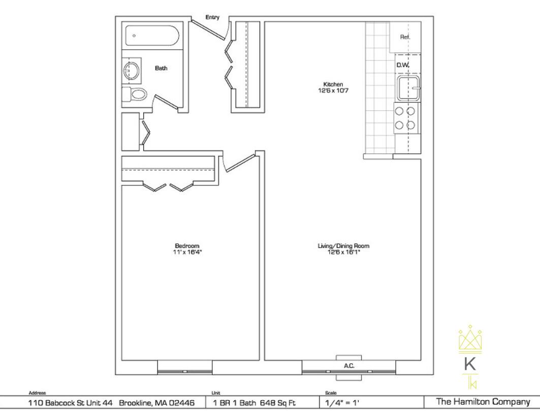 Apartment for rent at 59 Parkman St #1B, Brookline, MA 02446