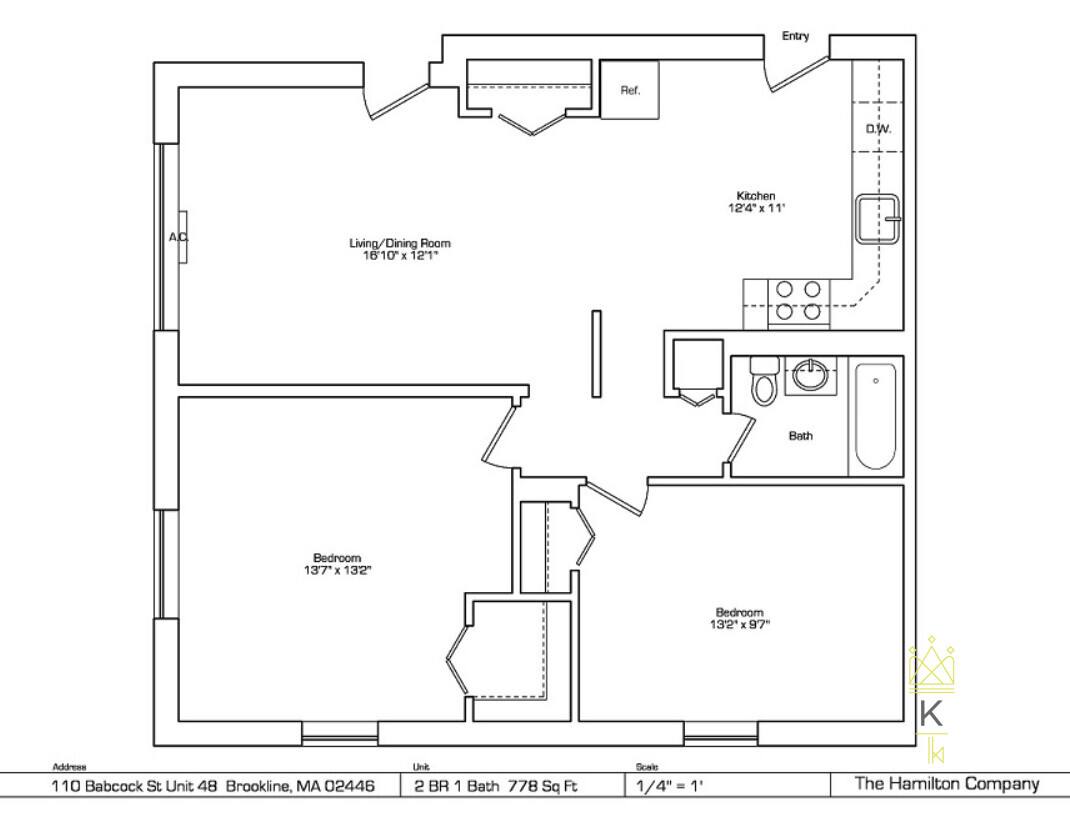 Apartment for rent at 59 Parkman St #1B, Brookline, MA 02446