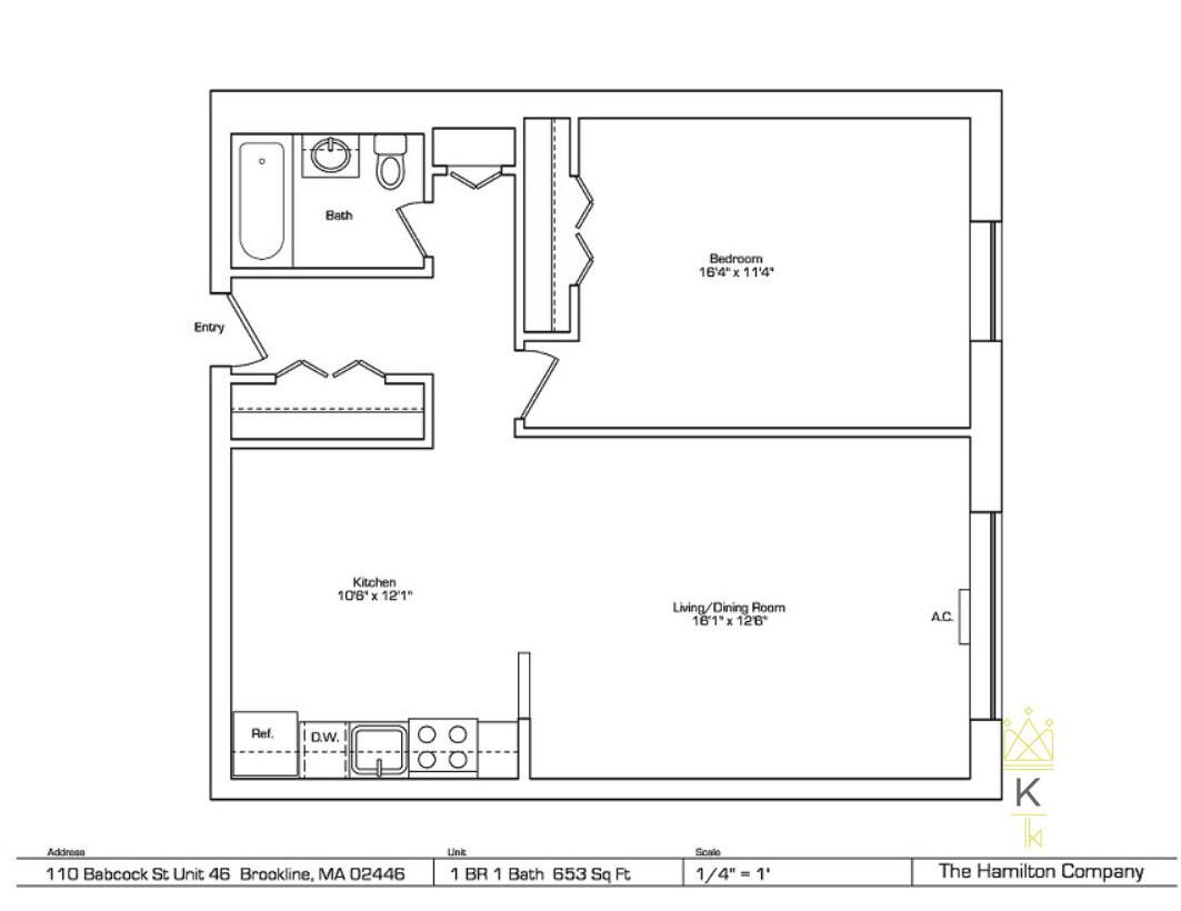Apartment for rent at 59 Parkman St #1B, Brookline, MA 02446