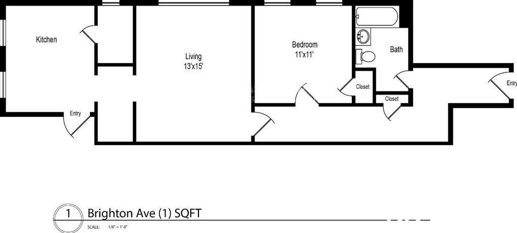 Apartment for rent at 19 Brighton Ave #B, Allston, MA 02134