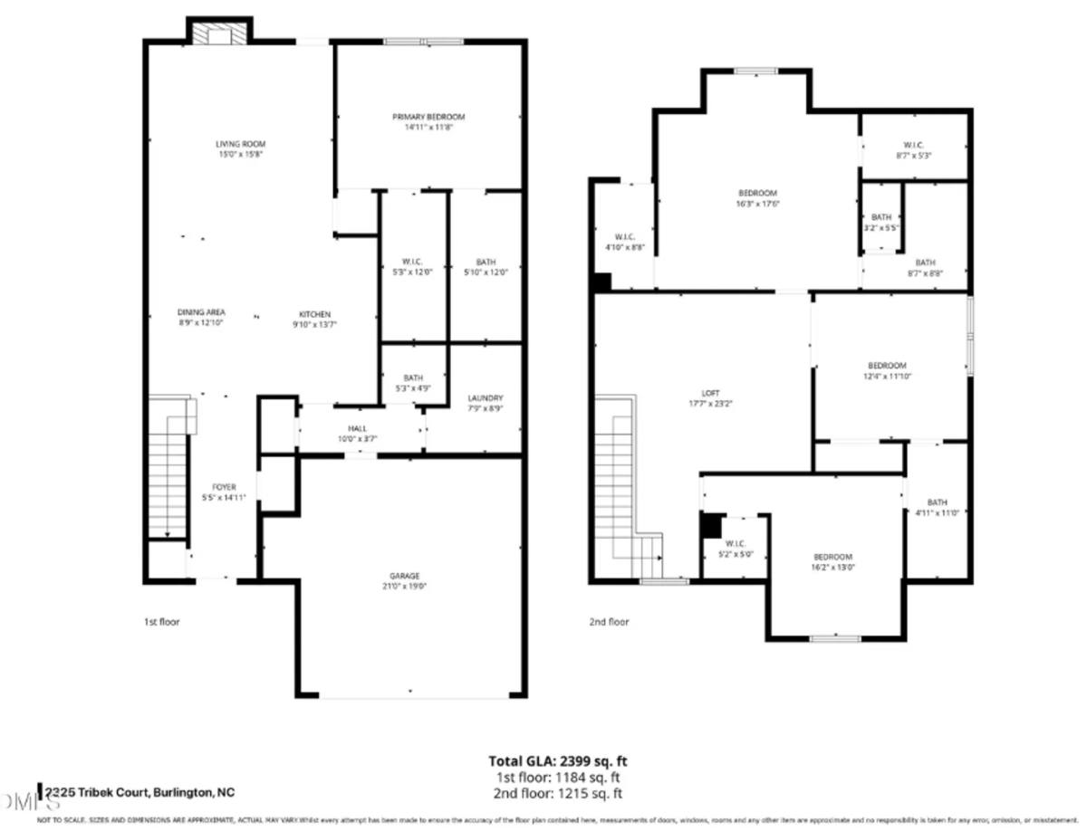 Townhouse for rent at 2301-2385 Tribek Court, Burlington, NC 27215