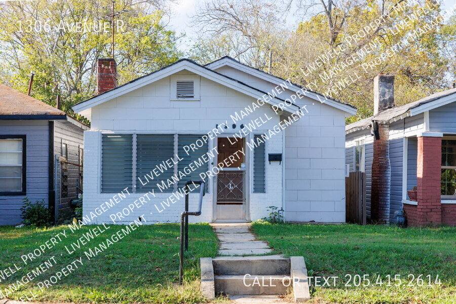 House for rent at 1306 Ave R, Birmingham, AL 35218