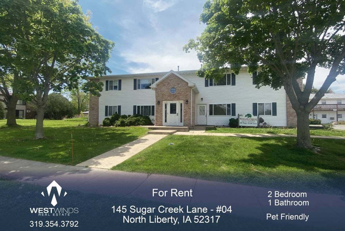 Apartment for rent at 145 Sugar Creek Lane, North Liberty, IA 52317