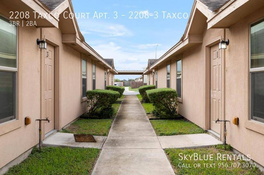 Apartment for rent at 2208 Taxco Court #3, Edinburg, TX 78542