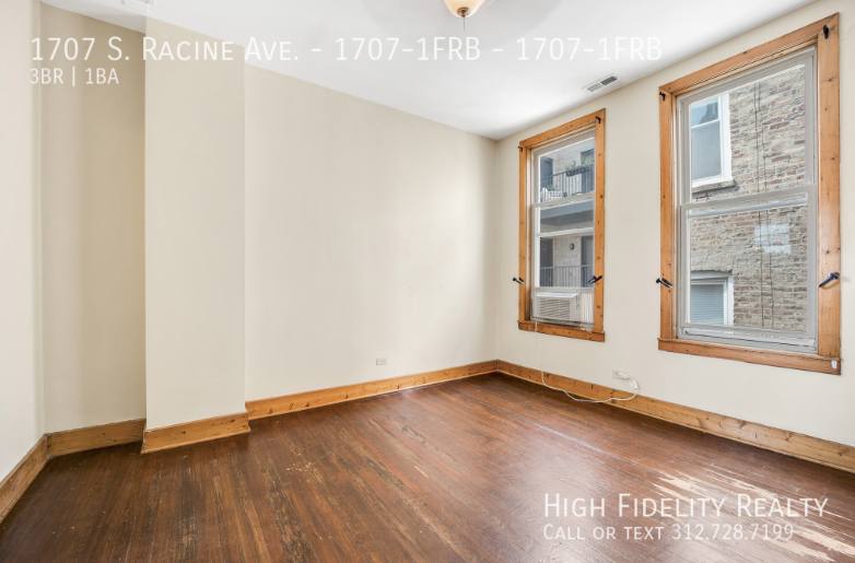 Apartment for rent at 1707 S Racine Ave #1FRB, Chicago, IL 60608