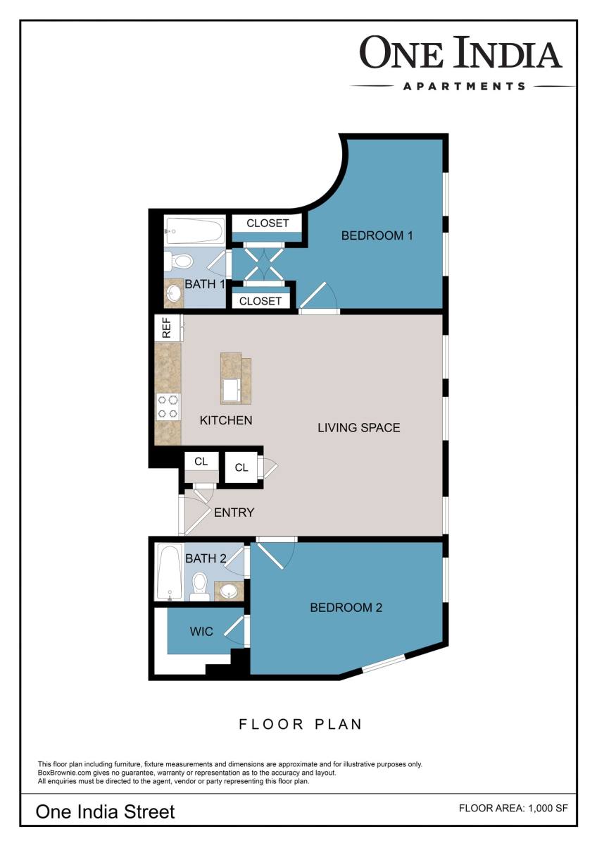 Apartment for rent at 1 India St #11E, Boston, MA 02109