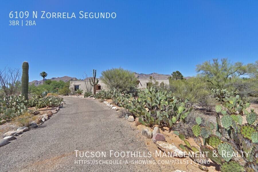 House for rent at 6109 N Zorrela Segundo, Tucson, AZ 85718