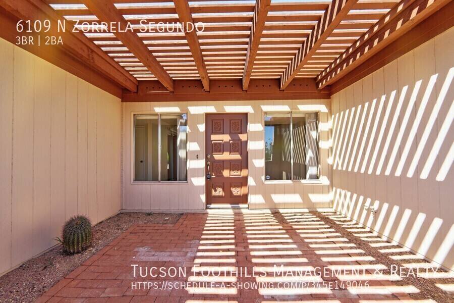 House for rent at 6109 N Zorrela Segundo, Tucson, AZ 85718