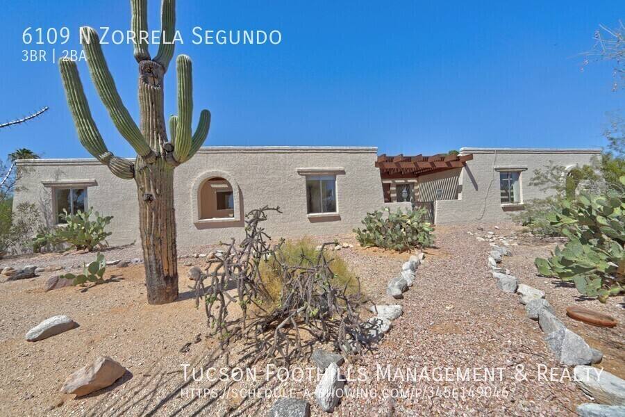 House for rent at 6109 N Zorrela Segundo, Tucson, AZ 85718