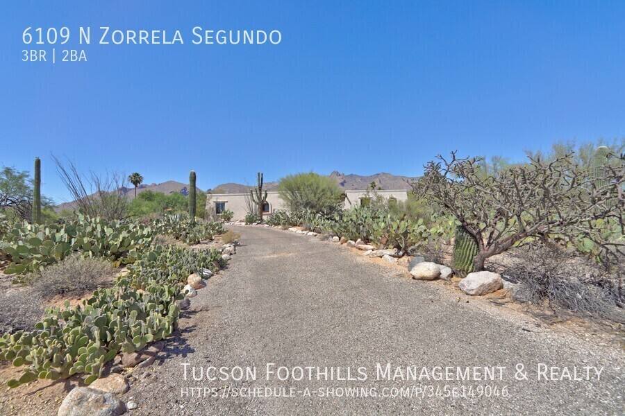 House for rent at 6109 N Zorrela Segundo, Tucson, AZ 85718
