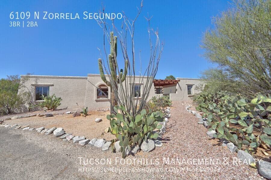 House for rent at 6109 N Zorrela Segundo, Tucson, AZ 85718